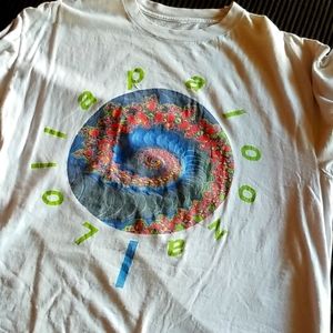 Lollapalooza XL T-shirt in white